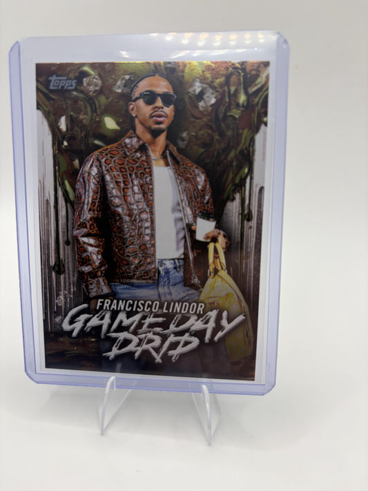 2026 Topps Francisco Lindor Card Gameday Drip New York Mets #GD-10