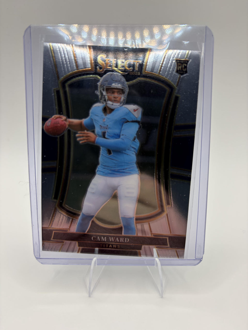 2025 Panini Select Cam Ward Card RC Tennessee Titans #126 Premier Level