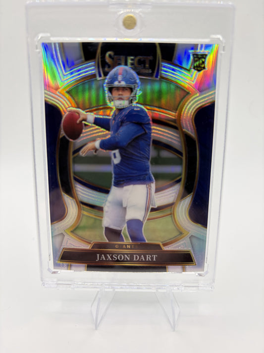 2025 Panini Select Jaxson Dart Card Silver Prizm RC New York Giants #93