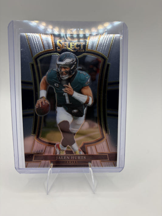 2025 Panini Select Jalen Hurts Card Philadelphia Eagles #190