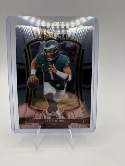 2025 Panini Select Jalen Hurts Card Philadelphia Eagles #190
