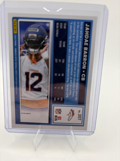2025 Donruss Optic Jahdae Barron Blue Prizm Rated Rookie RC  Broncos
