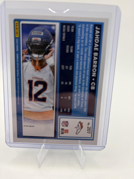 2025 Donruss Optic Jahdae Barron Blue Prizm Rated Rookie RC  Broncos
