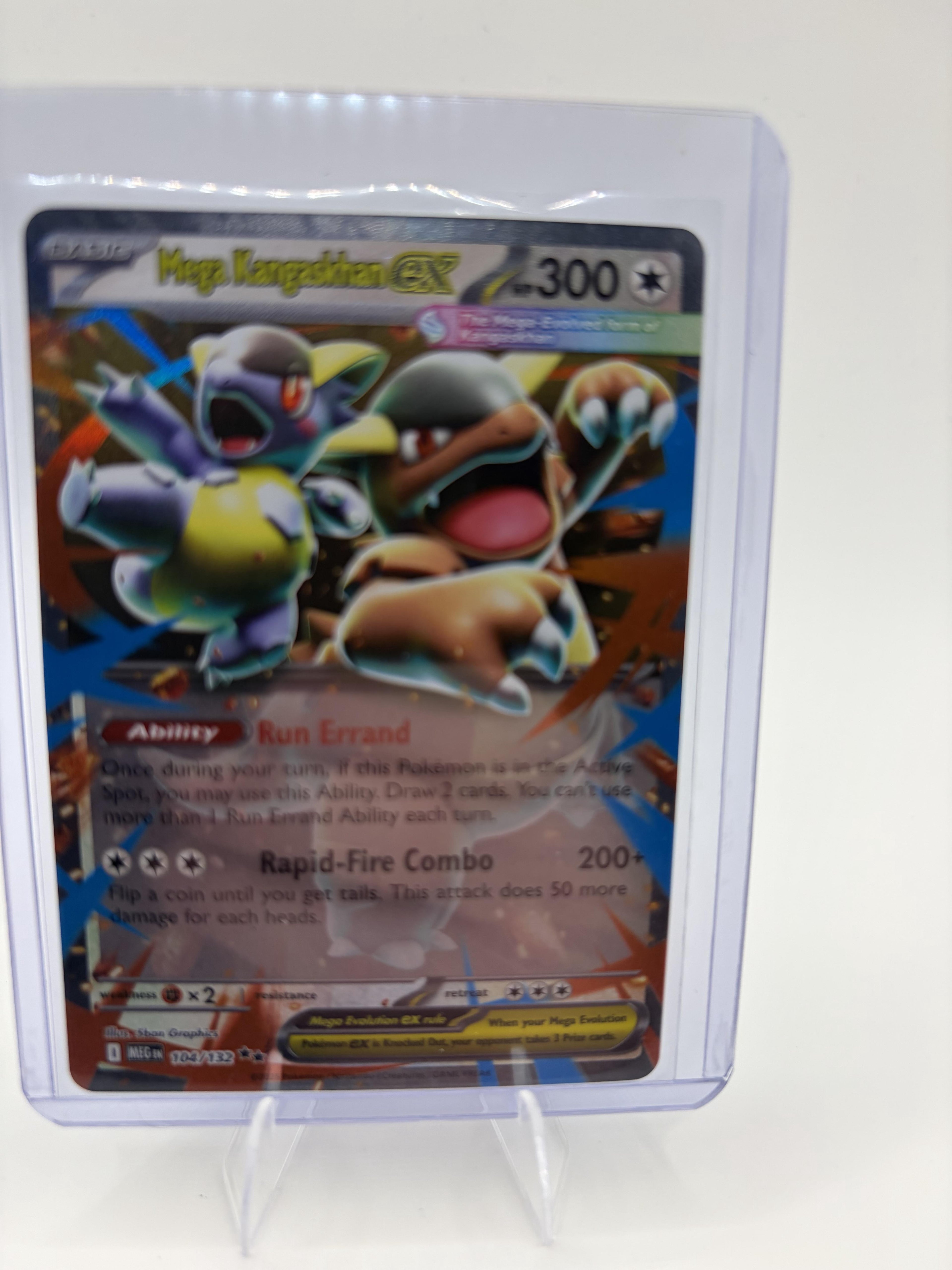 Mega Kangaskhan ex 104/132 Mega Evolution Pokemon TCG NM Holo Ultra Rare