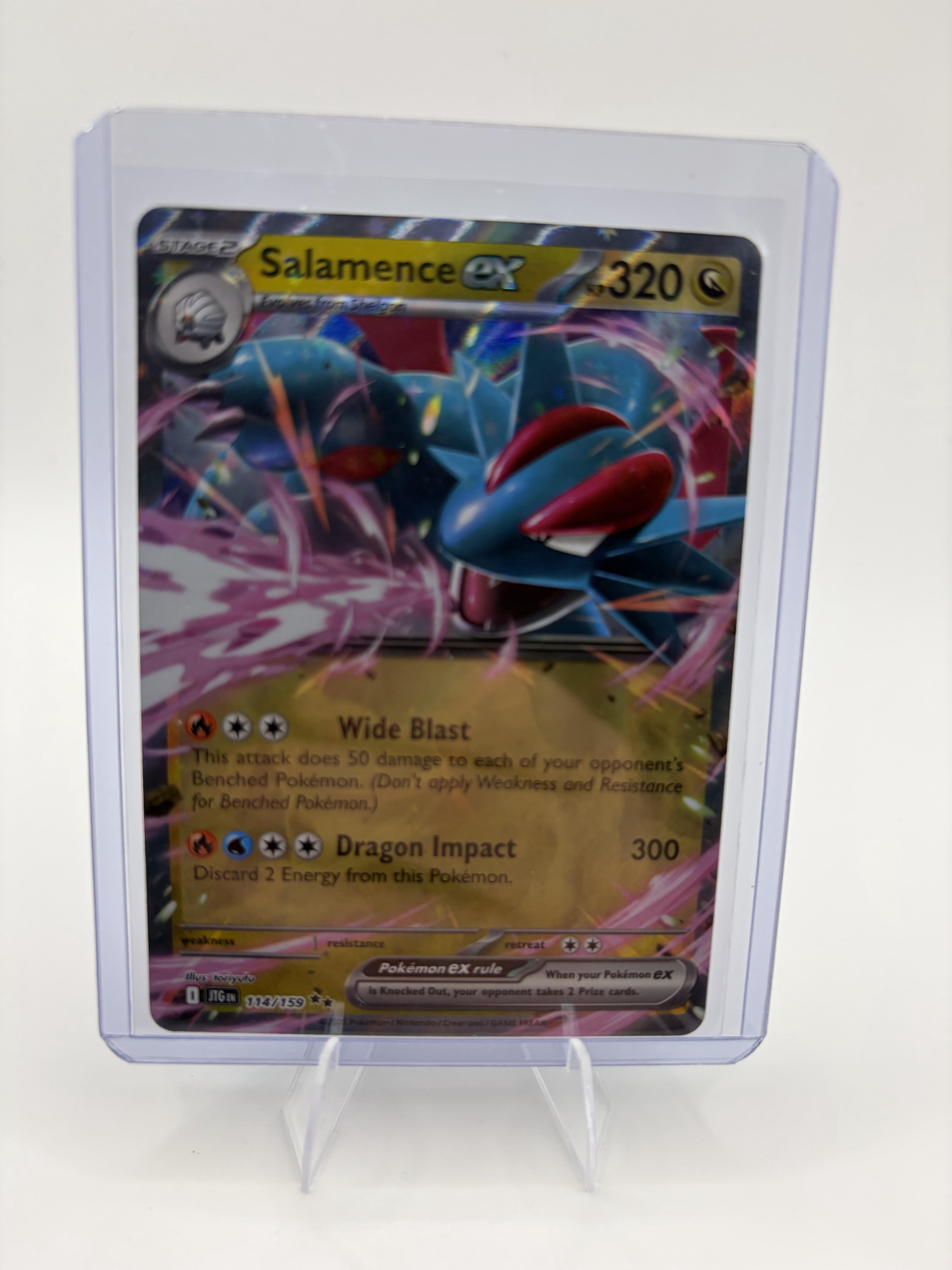 Salamence ex 114/159 Journey Together Pokemon TCG NM Holo Double Rare 320 HP