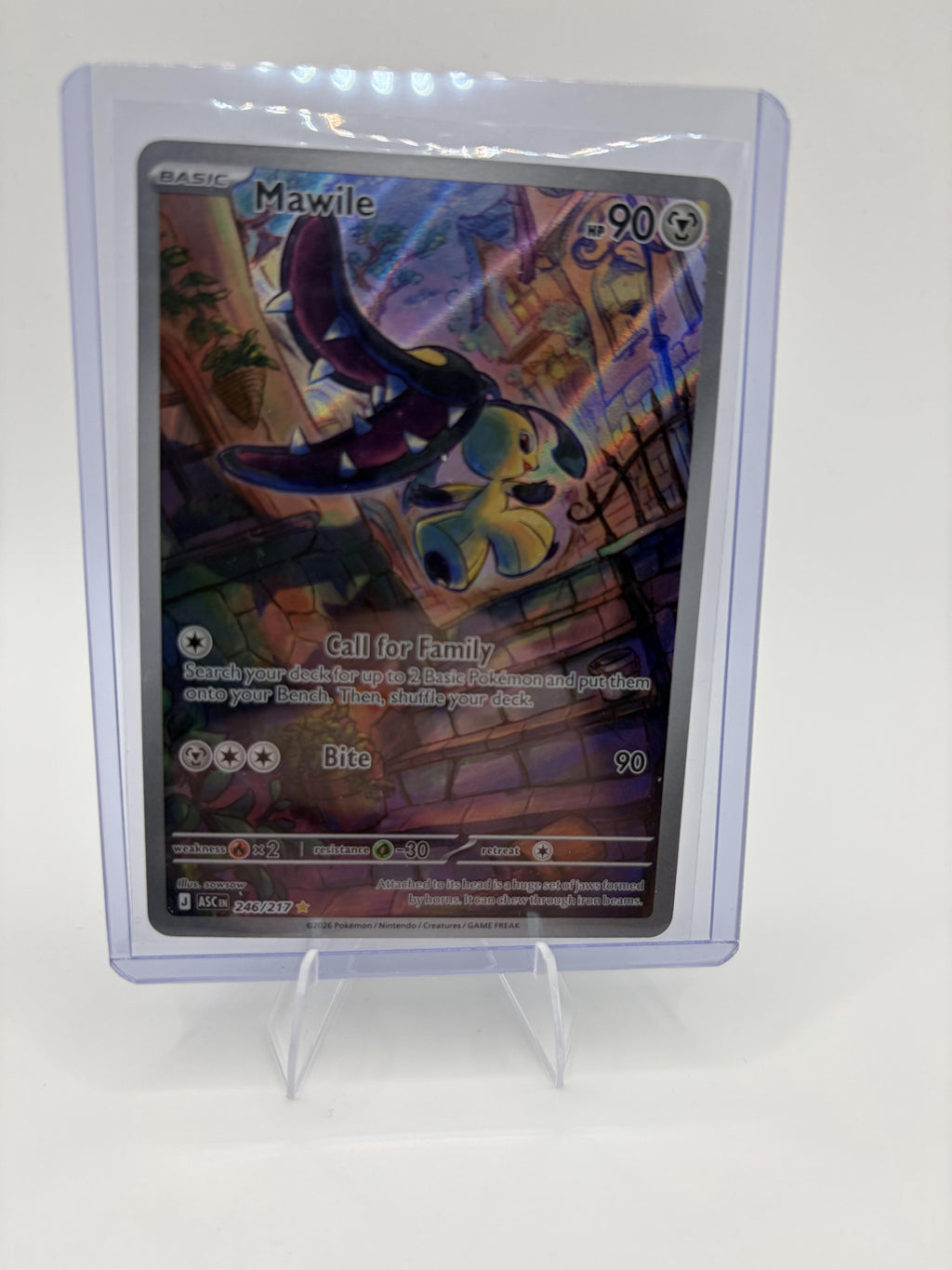 Mawile 246/217 Illustration Rare Ascended Heroes Pokemon TCG NM Holo Full Art
