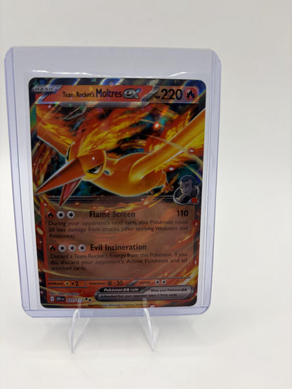 Team Rocket's Moltres ex 031/182 Destined Rivals Pokemon TCG NM Ultra Rare