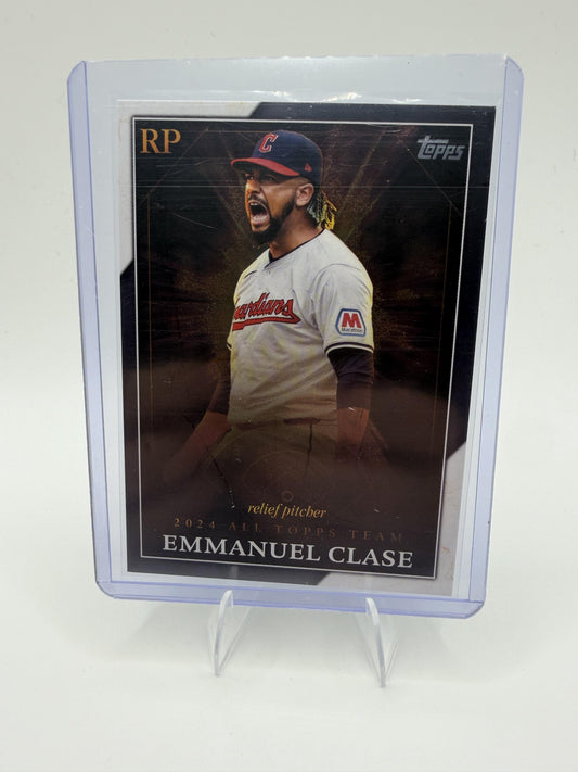 2025 Topps Emmanuel Clase Card 2024 All Topps Team Cleveland Guardians #ATT-4