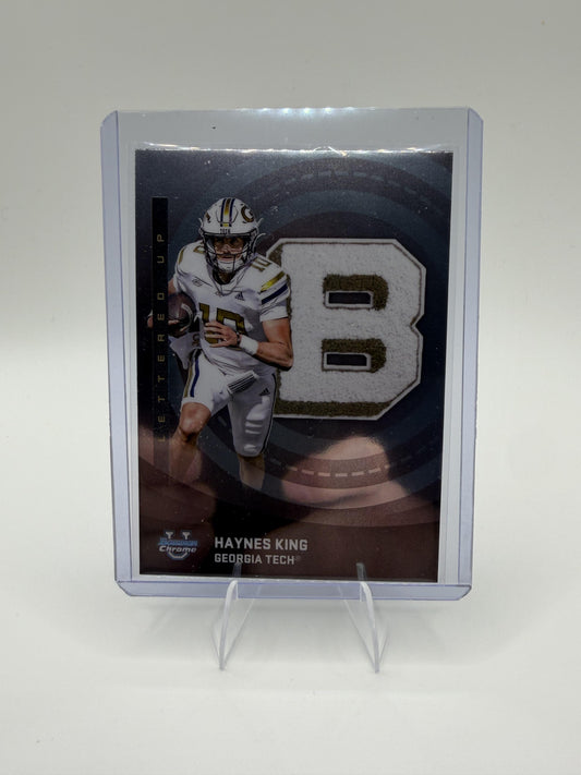 2025 Bowman University Chrome Haynes King Card Lettered Up Georgia Tech