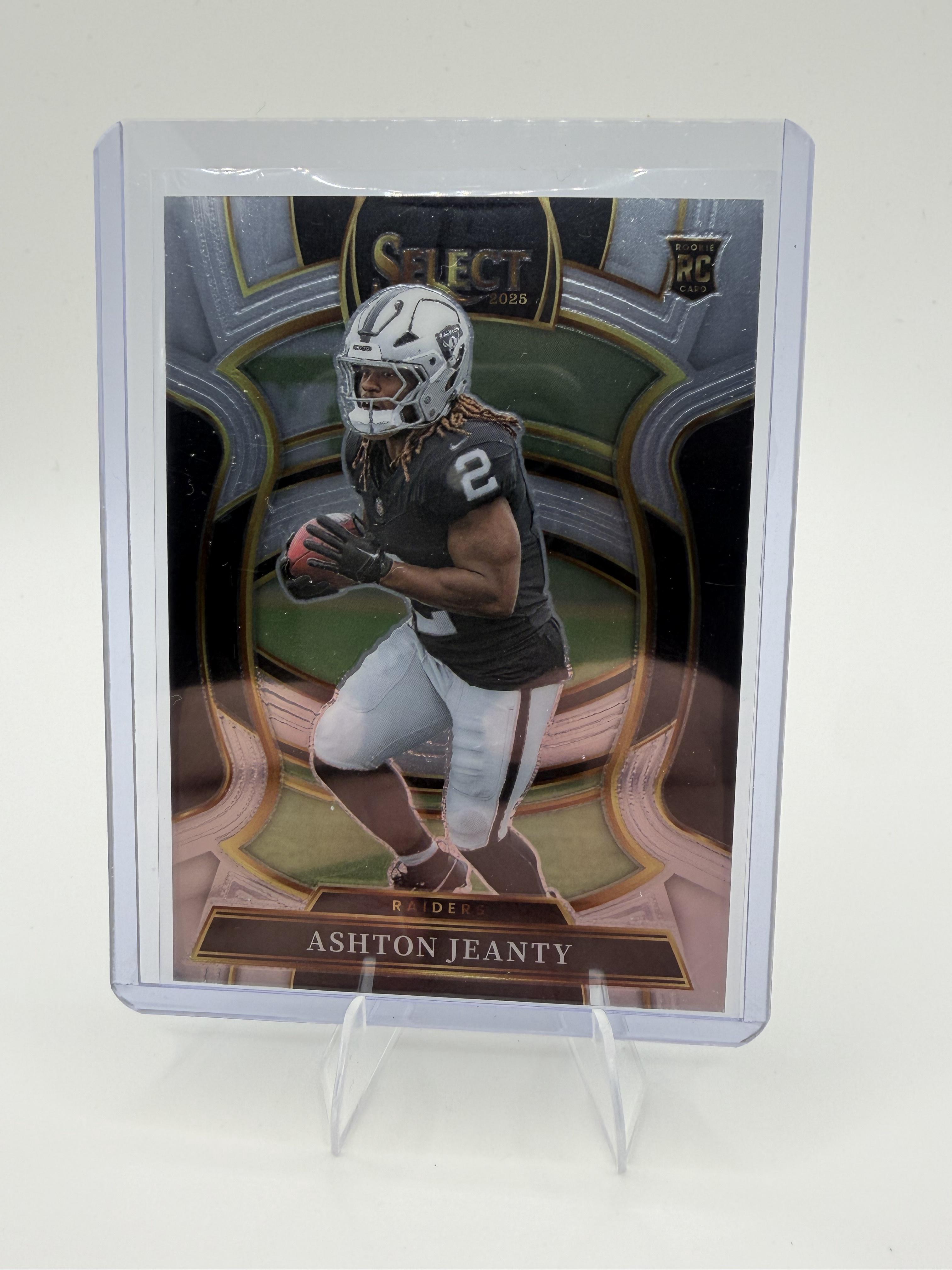 2025 Panini Select Ashton Jeanty Card RC Las Vegas Raiders #4