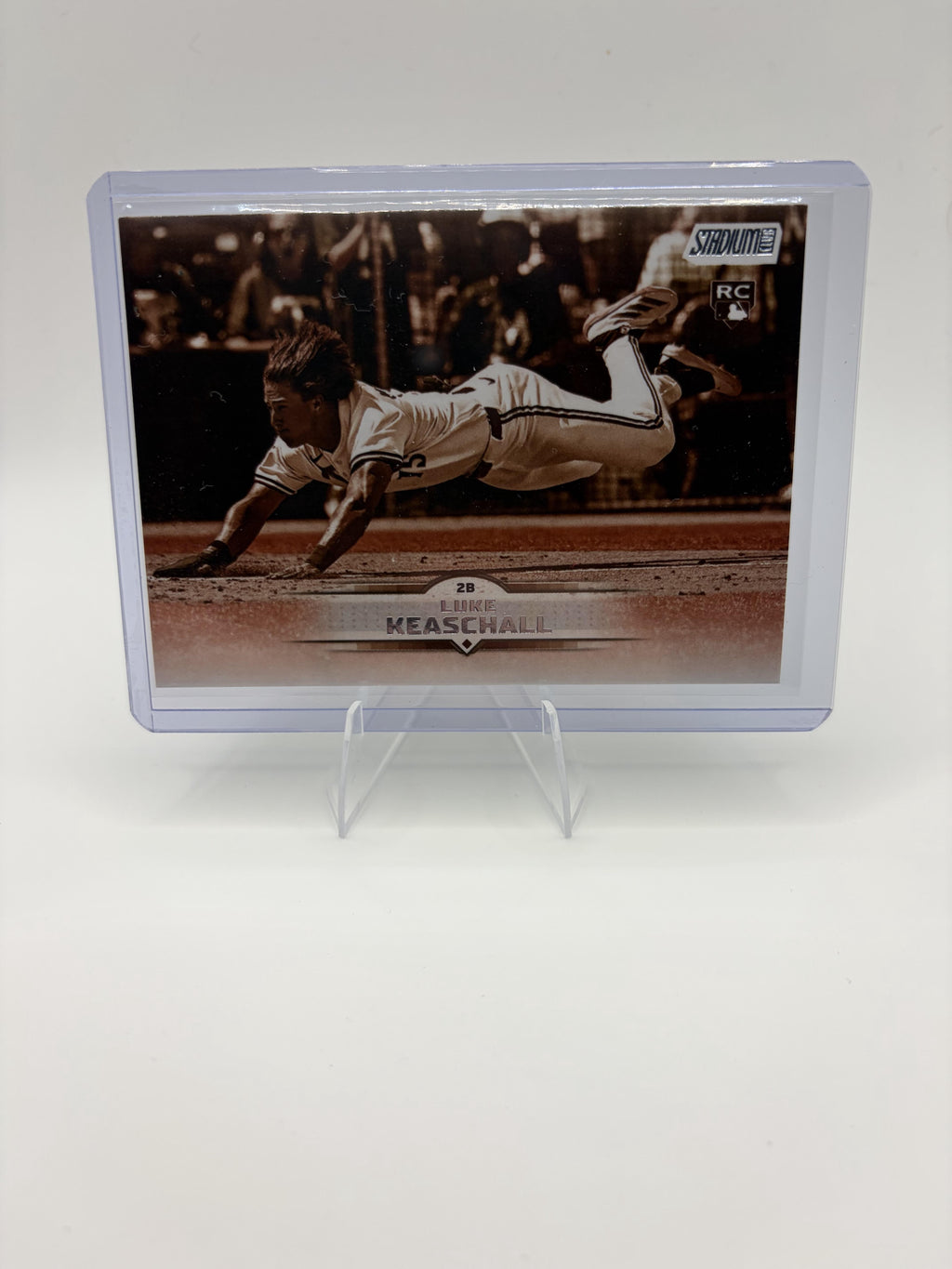 2025 Topps Stadium Club Luke Keaschall RC #57 Sepia Refractor Minnesota Twins