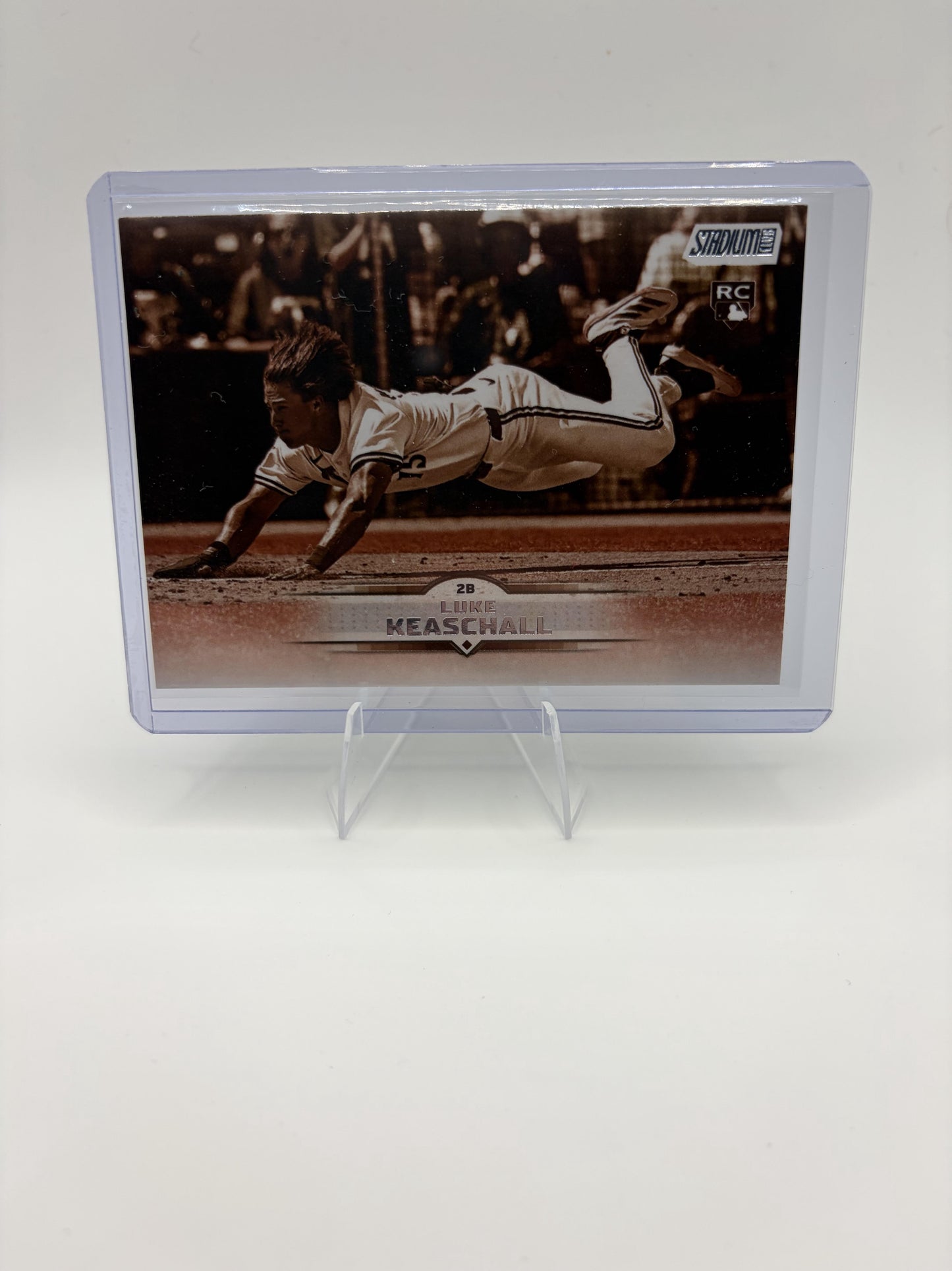 2025 Topps Stadium Club Luke Keaschall RC #57 Sepia Refractor Minnesota Twins