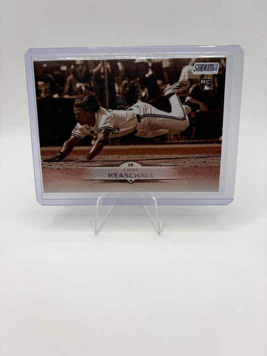 2025 Topps Stadium Club Luke Keaschall RC #57 Sepia Refractor Minnesota Twins