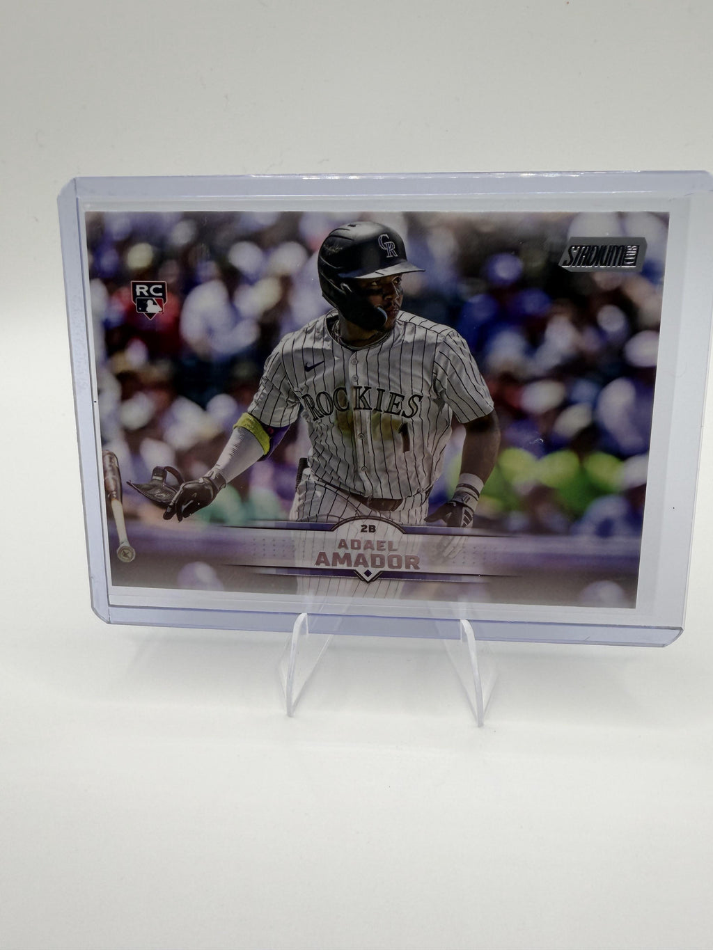 2025 Stadium Club Adael Amador Card RC Colorado Rockies #41