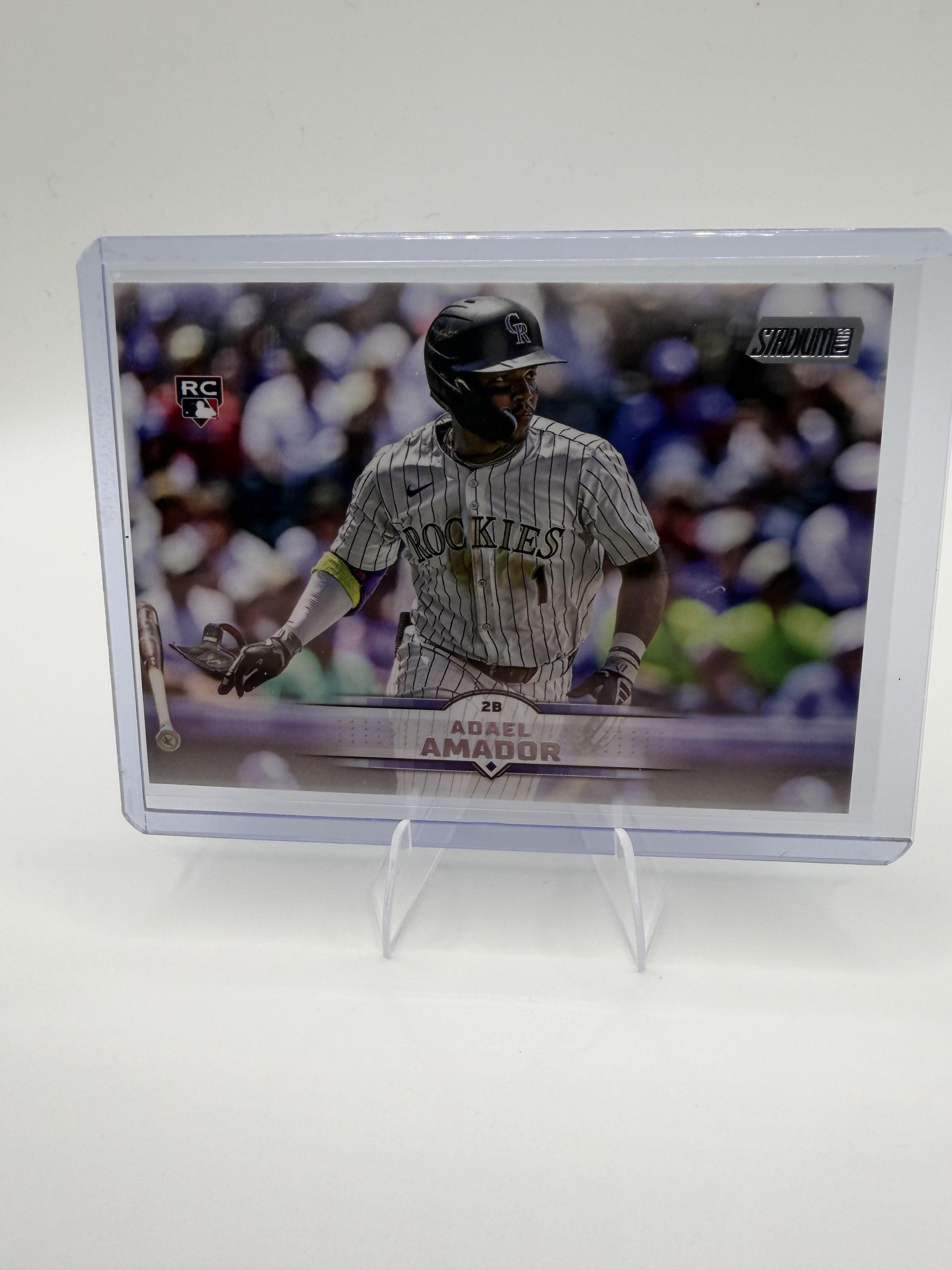 2025 Stadium Club Adael Amador Card RC Colorado Rockies #41