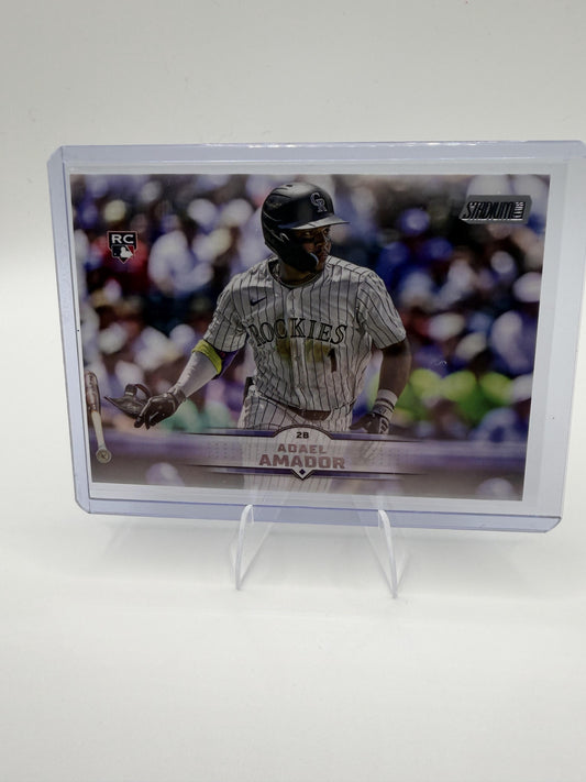 2025 Stadium Club Adael Amador Card RC Colorado Rockies #41