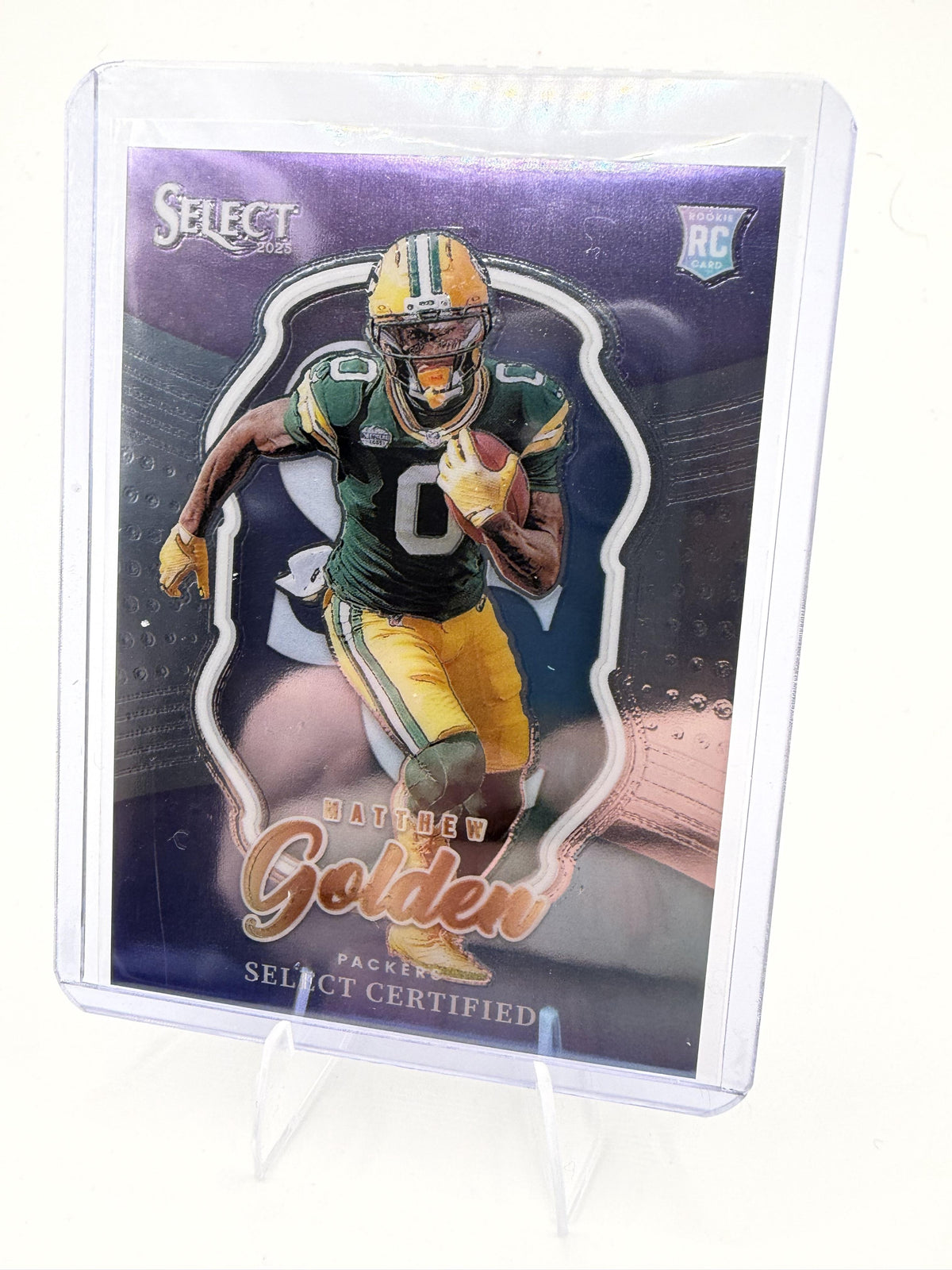 2025 Panini Select Matthew Golden Card Select Certified Rookies  Packers #18