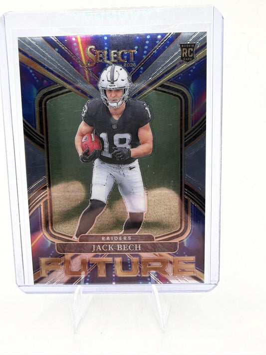 2025 Panini Select Jack Bech Card Select Future Las Vegas Raiders #12