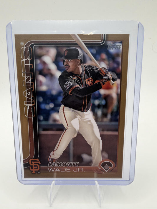 2025 Topps LaMonte Wade Jr. Card Gold SN San Francisco Giants #219