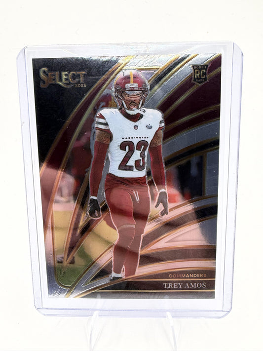 2025 Panini Select Trey Amos Card Washington Commanders #287