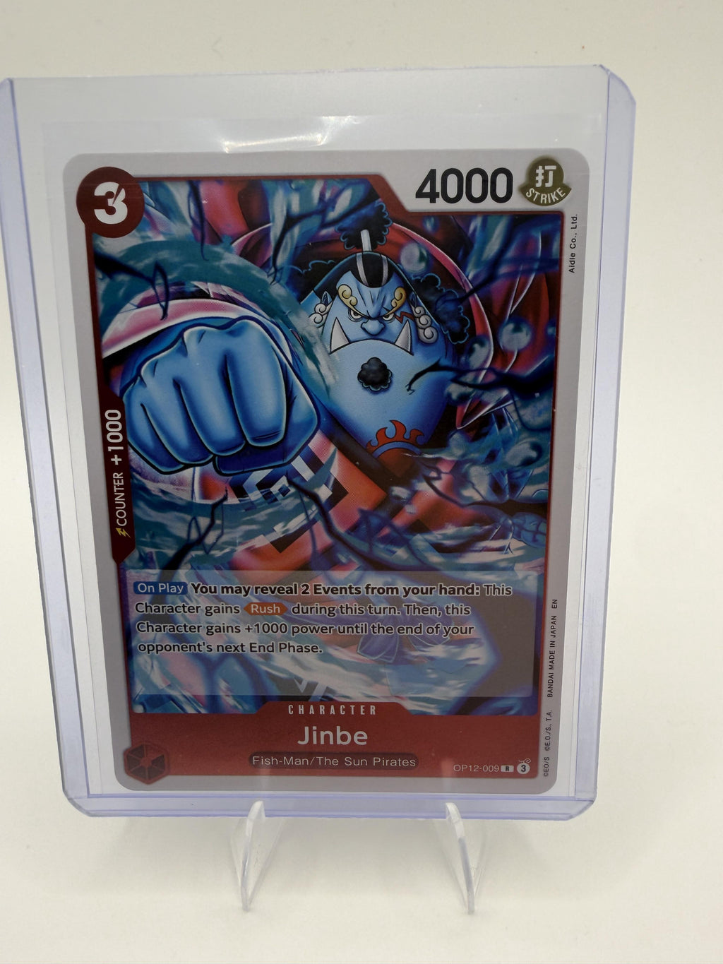 Jinbe OP12-009 R Rare One Piece TCG Legacy of the Master Red Character