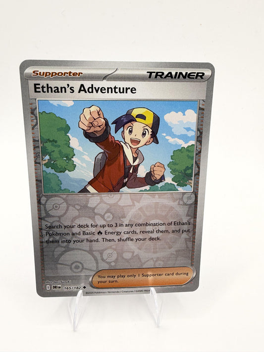 Ethan's Adventure 165/182 Reverse Holo Destined Rivals DRI Pokemon 2025