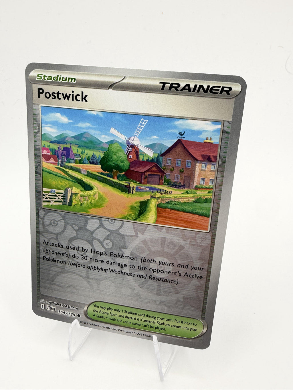 Postwick 154/159 Reverse Holo Journey Together JTG Pokemon 2025 Stadium NM
