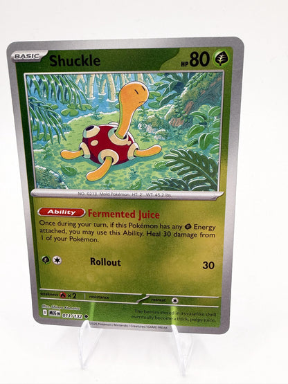 Shuckle 011/132 Mega Evolution MEG Pokemon 2025 Scarlet & Violet NM