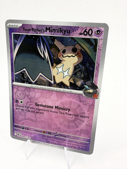 Team Rocket's Mimikyu 087/182 Destined Rivals DRI Pokemon 2025 Scarlet & Violet