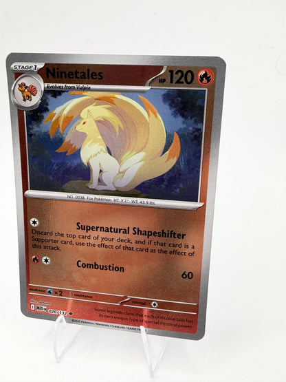 Ninetales 020/132 Mega Evolution MEG Pokemon 2025 Scarlet & Violet NM