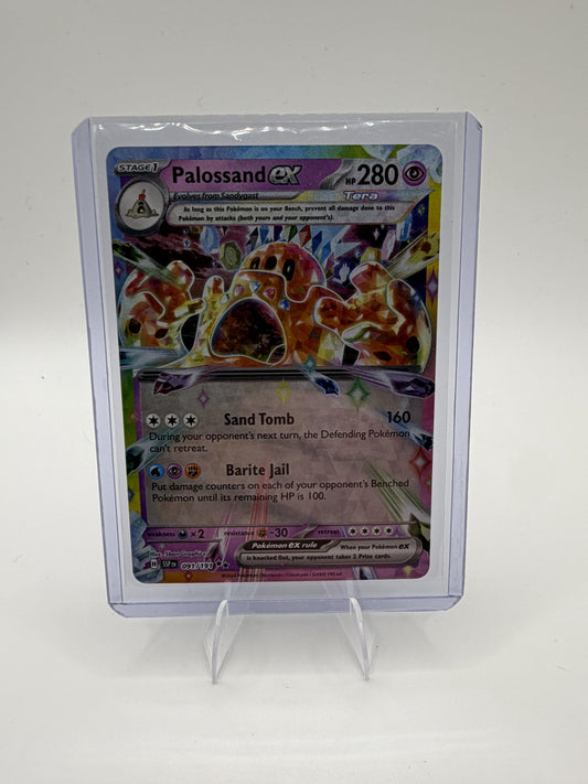 Palossand ex 091/191 - Surging Sparks - Tera Double Rare Holo - Pokemon - NM