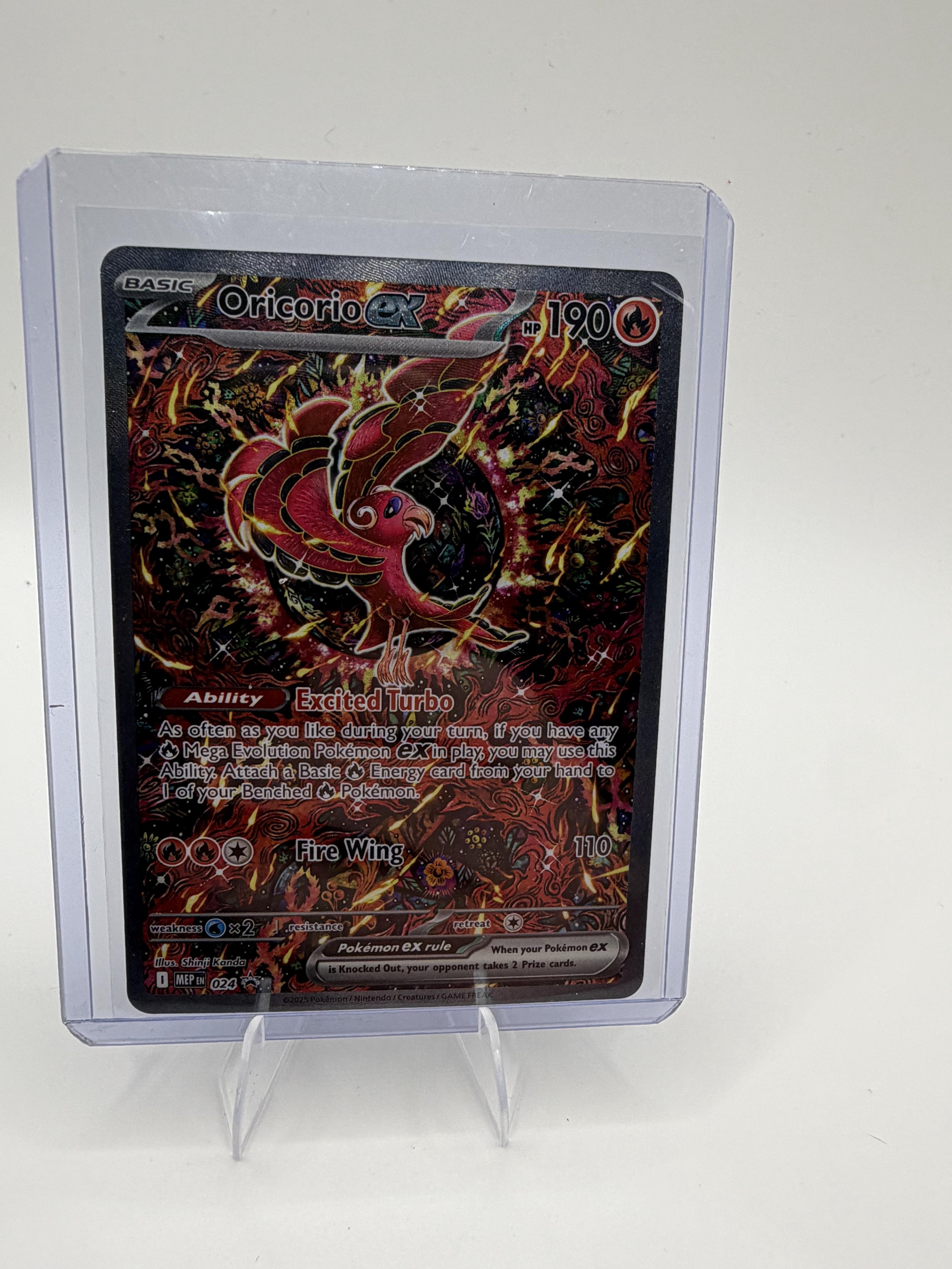 Oricorio ex 024 - Mega Evolution Promo - MEP Holo - Pokemon TCG - NM