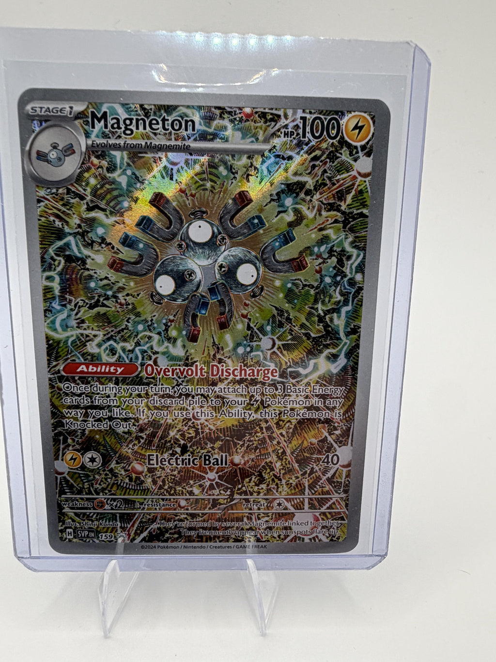 Pokemon SV: Scarlet & Violet Promo Cards Magneton Card Promo,Holo #159