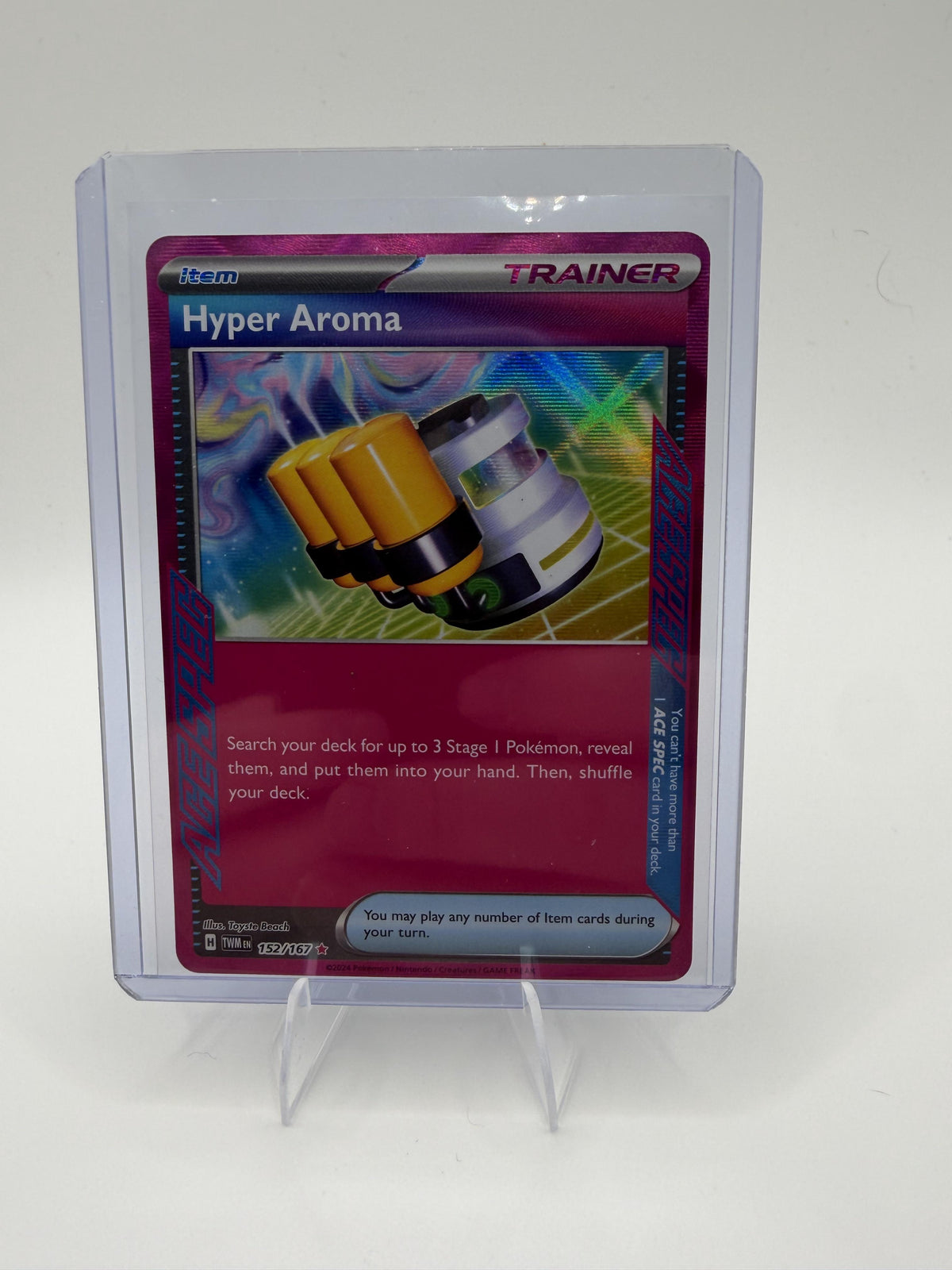 Hyper Aroma 152/167 ACE SPEC Rare Twilight Masquerade Pokemon Card NM