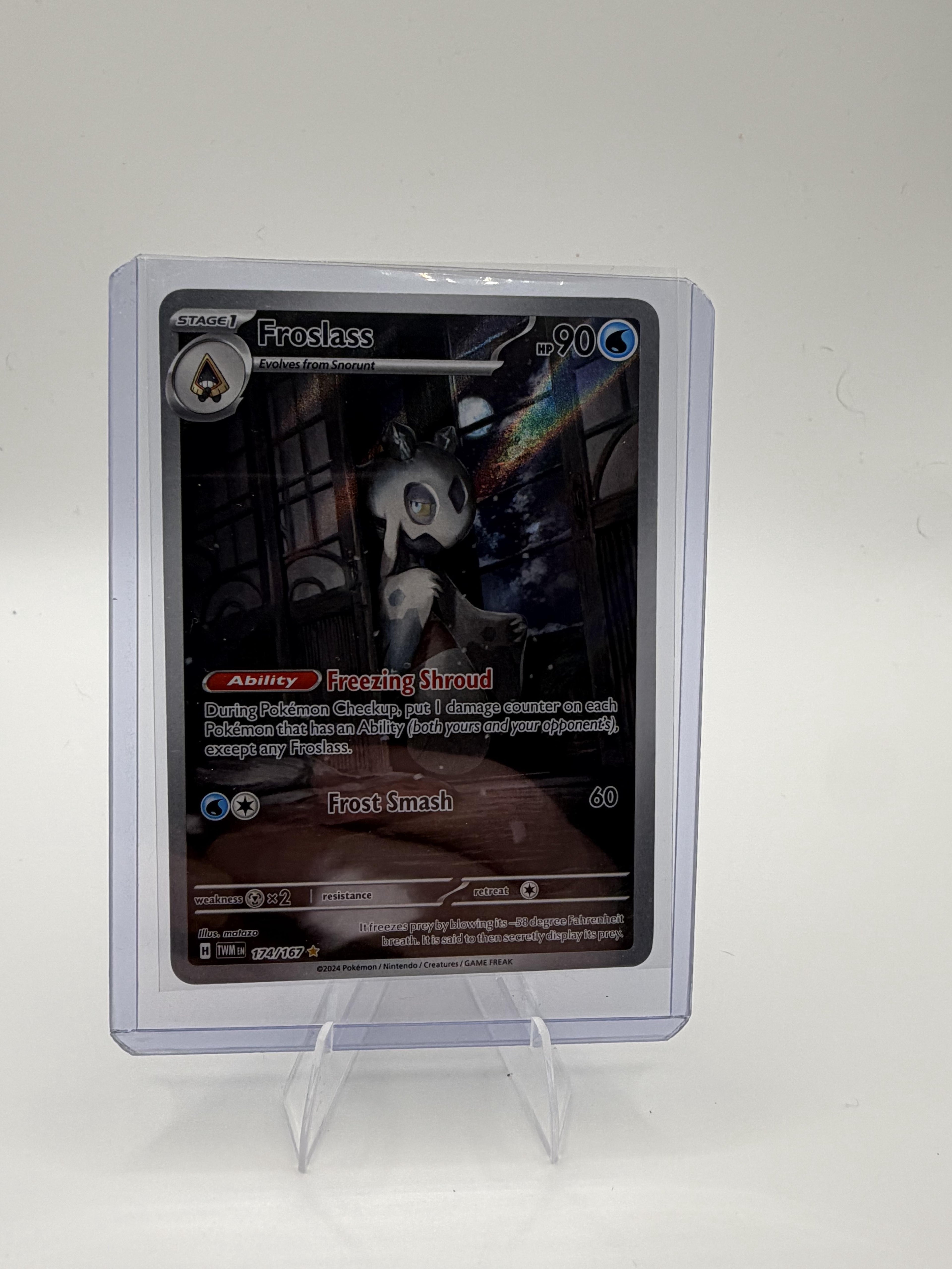 SV06: Twilight Masquerade Froslass Card Holo #174/167 Pokemon