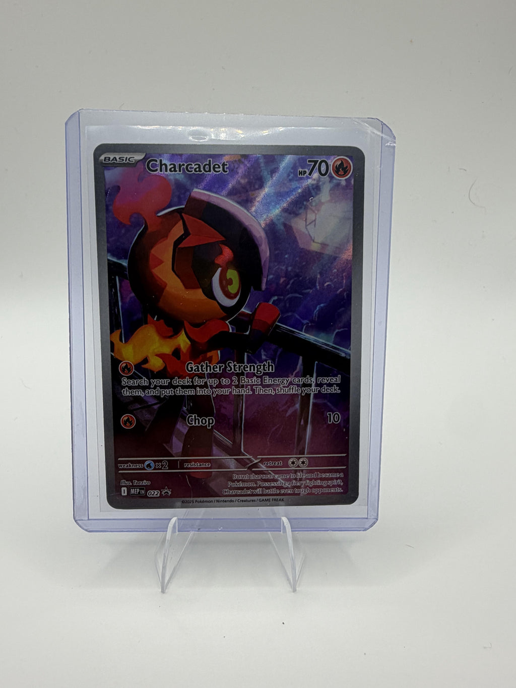 Pokemon ME: Mega Evolution Promo Charcadet Card Promo,Holo #022