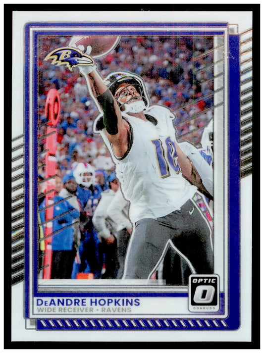 2025 Donruss Optic DeAndre Hopkins Card Baltimore Ravens #165