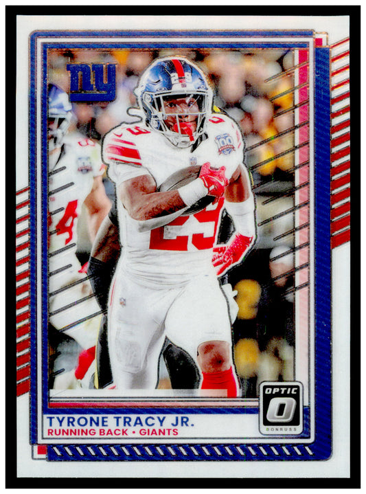 2025 Donruss Optic Tyrone Tracy Jr. Card New York Giants #6