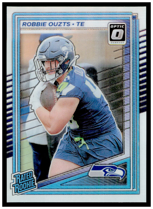 2025 Donruss Optic Robbie Ouzts Card RC Seattle Seahawks #264
