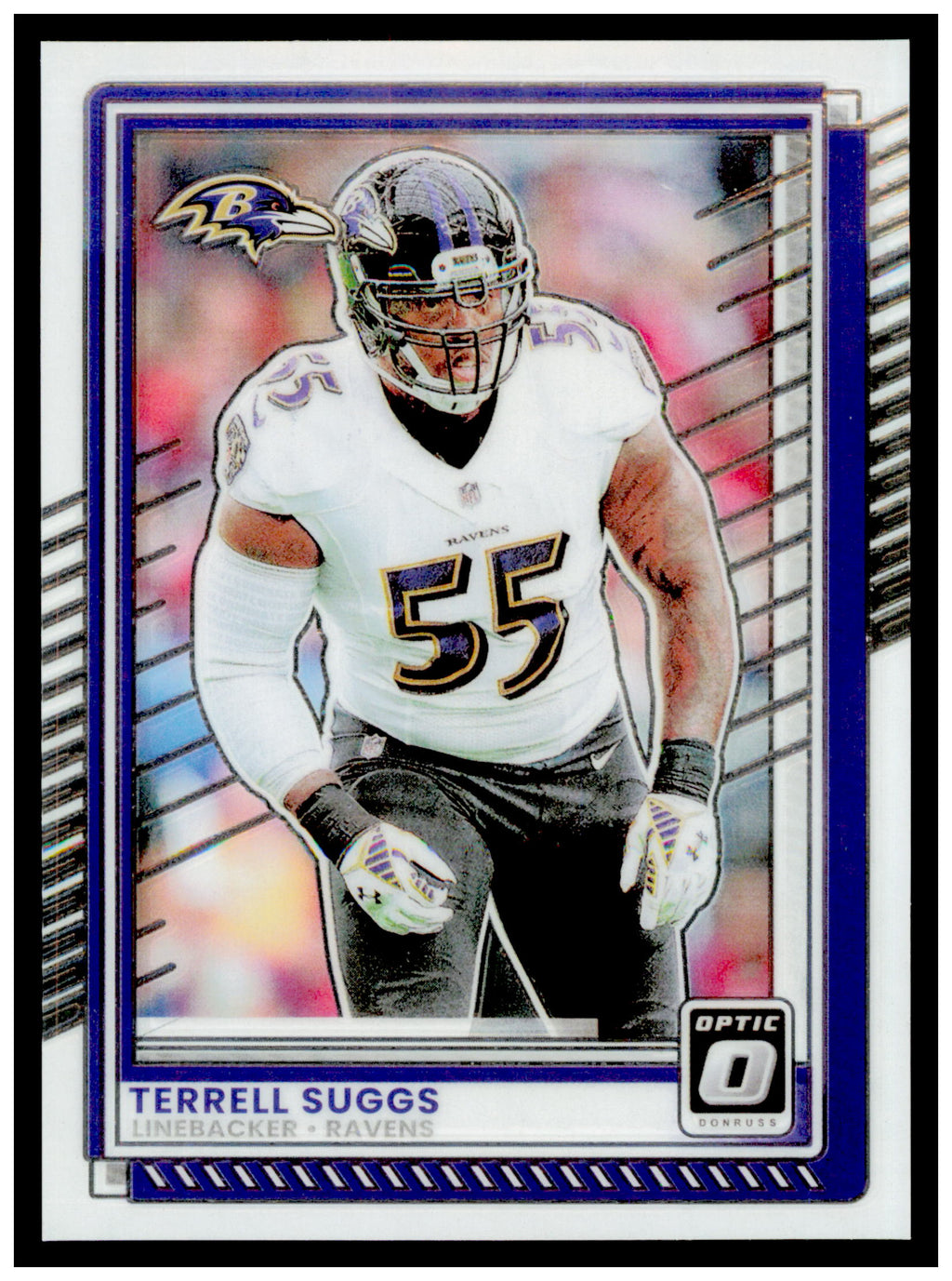 2025 Donruss Optic Terrell Suggs Card Baltimore Ravens #96