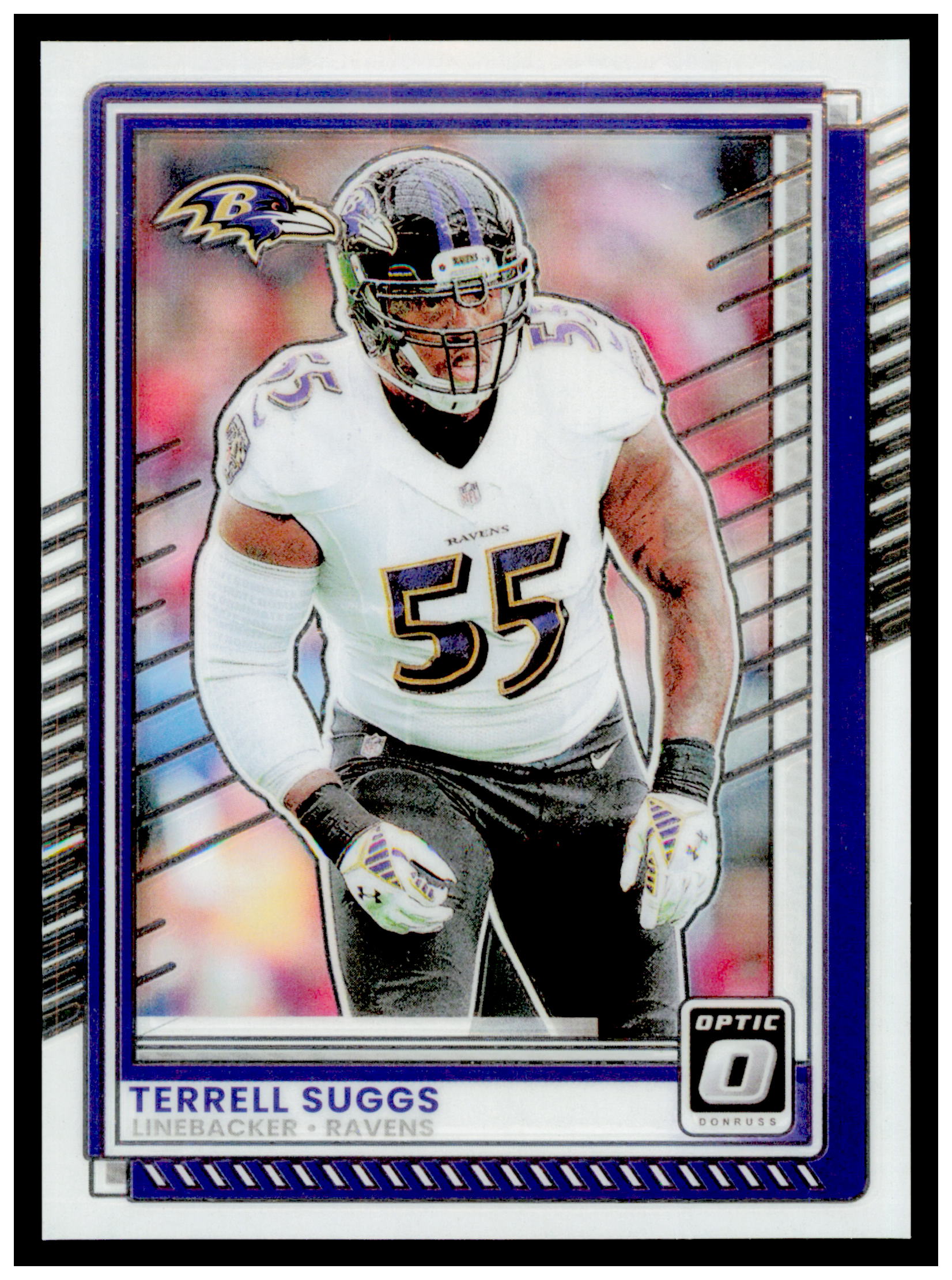 2025 Donruss Optic Terrell Suggs Card Baltimore Ravens #96