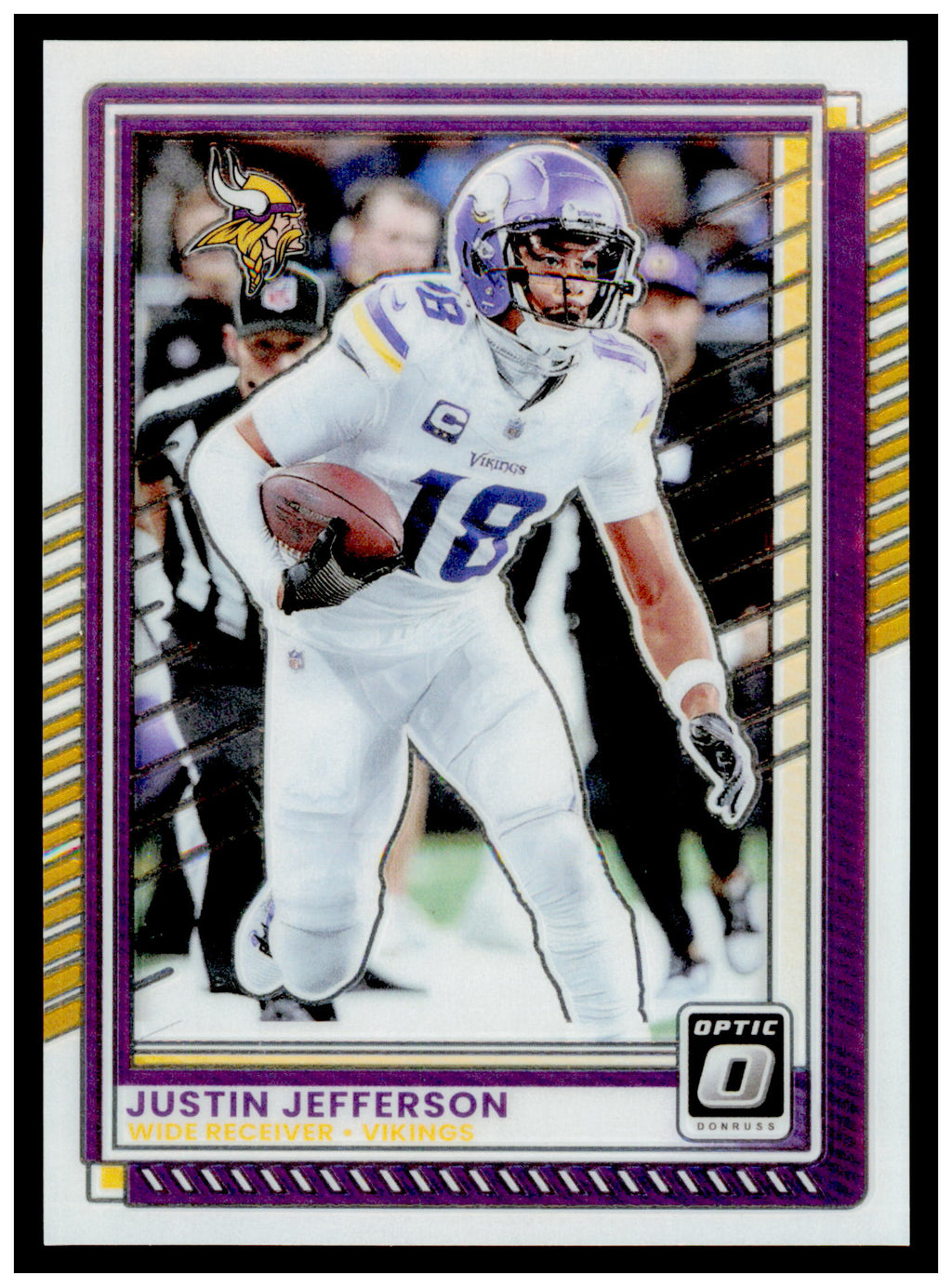 2025 Donruss Justin Jefferson Card Minnesota Vikings #242