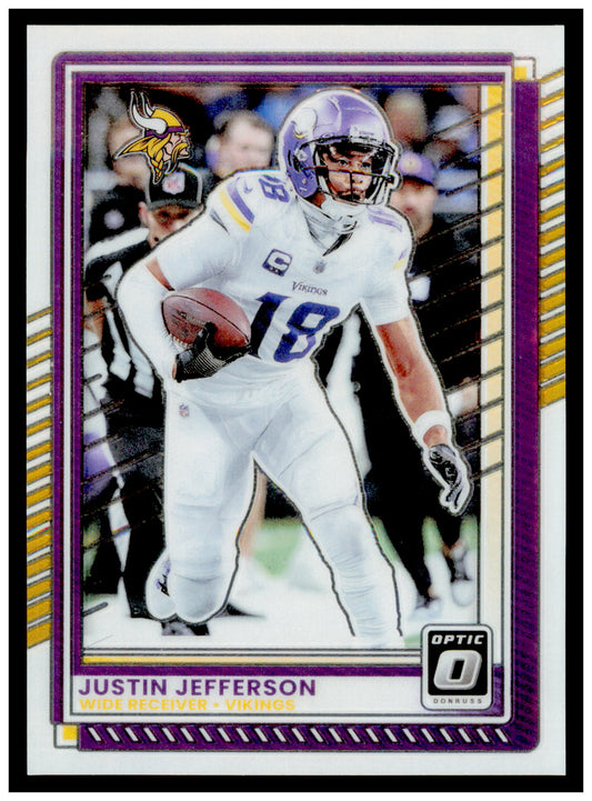 2025 Donruss Justin Jefferson Card Minnesota Vikings #242