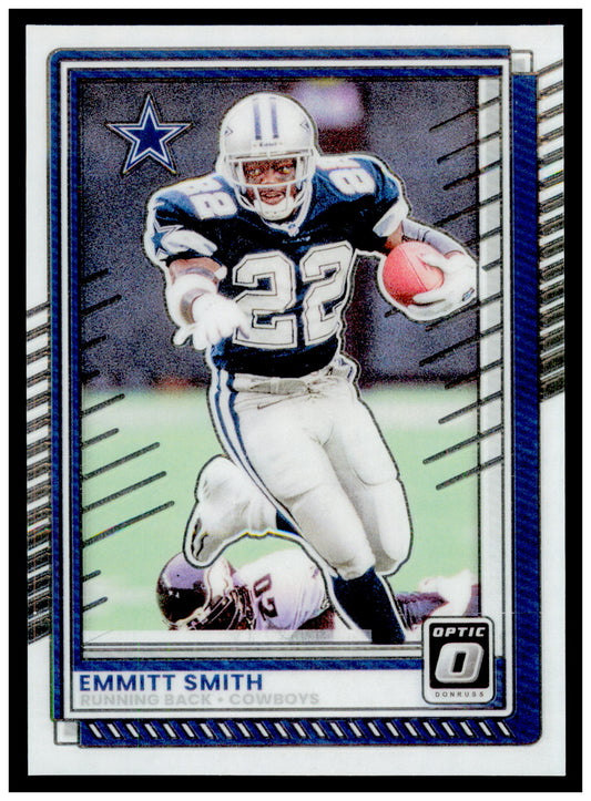 2025 Donruss Optic Emmitt Smith Card Dallas Cowboys #5