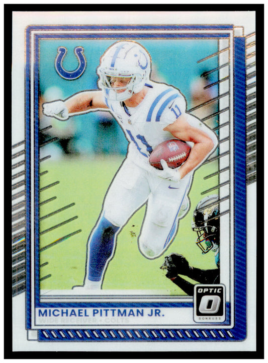 2025 Donruss Optic Michael Pittman Jr. Card Indianapolis Colts #131