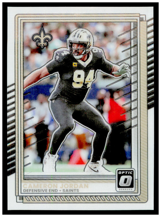 2025 Donruss Optic Cameron Jordan Card New Orleans Saints #170