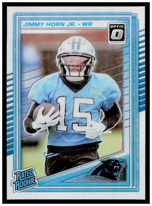 2025 Donruss Optic Jimmy Horn Jr. Card RC Carolina Panthers #281