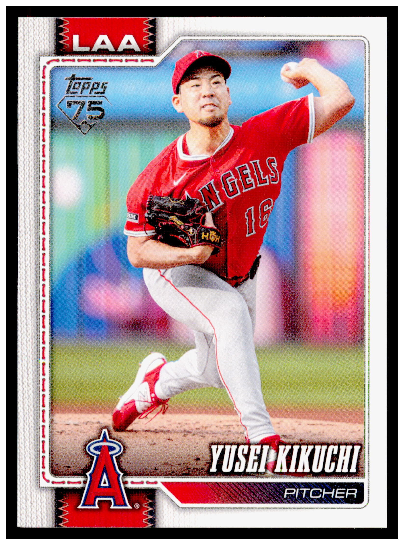 2026 Topps Yusei Kikuchi Card Los Angeles Angels #173