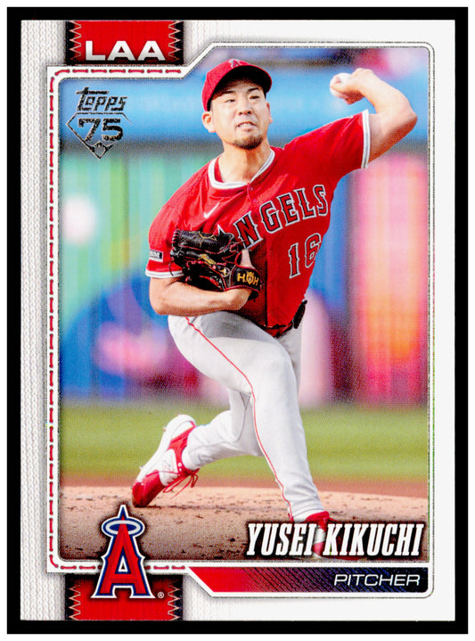 2026 Topps Yusei Kikuchi Card Los Angeles Angels #173
