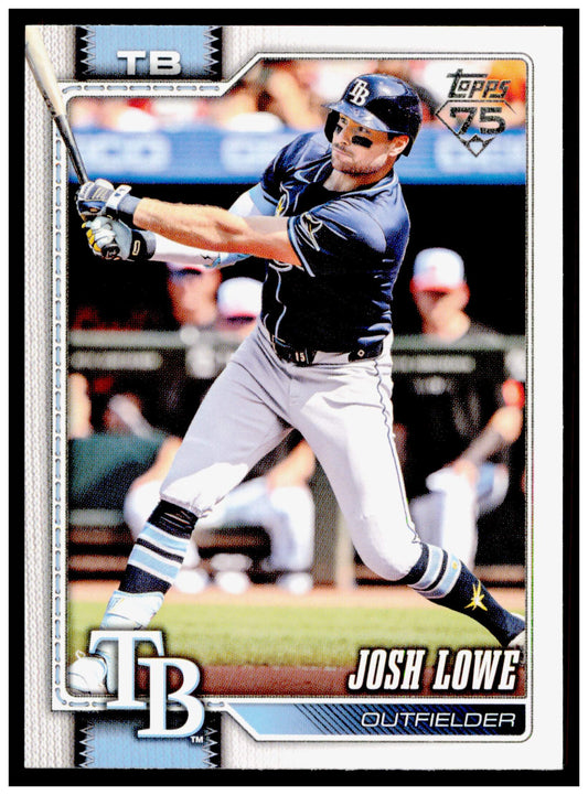 2026 Topps Josh Lowe Card Tampa Bay Rays #183